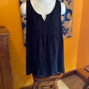 Black Summer Maternity Top.